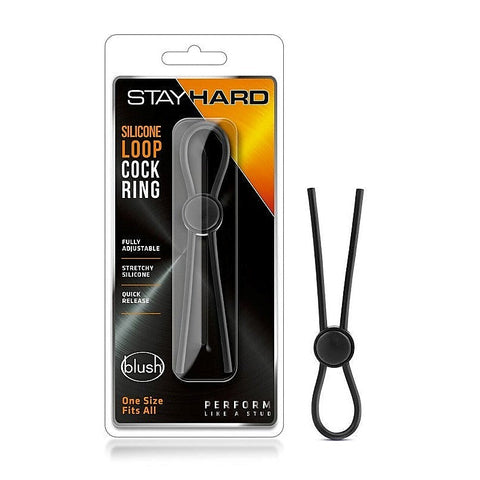 Stay Hard Silicone Loop Cock Ring by Blush Novelties