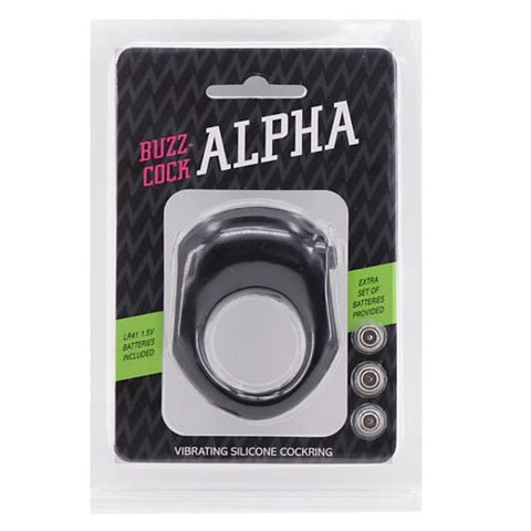 Buzz-Cock Alpha Vibrating Silicone Cock Ring