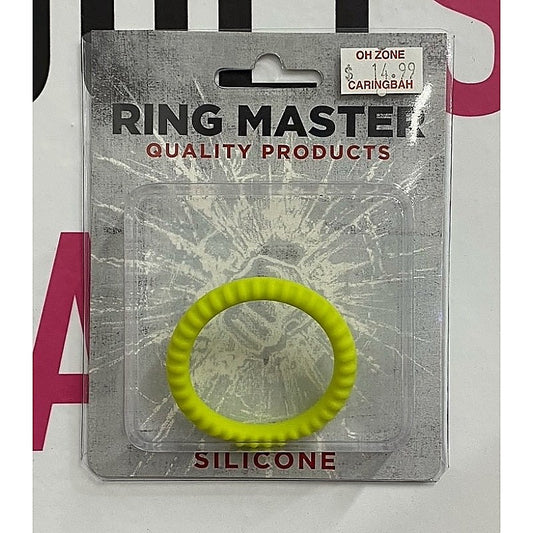 Ring Master Ribbed Silicone Cock Ring by XR Brands