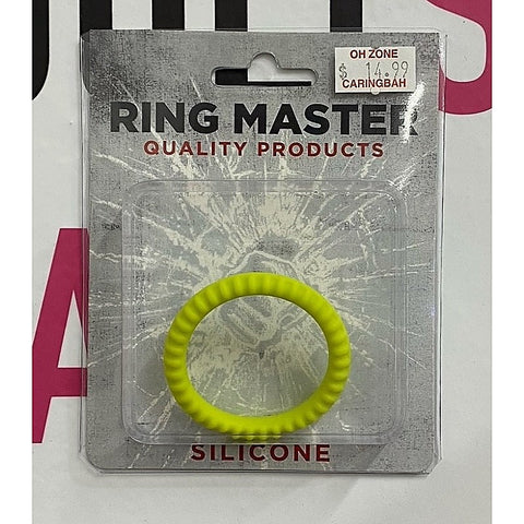 Ring Master Ribbed Silicone Cock Ring by XR Brands