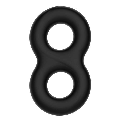 Crazy Bull Silicone Cock Ring Double by Baile