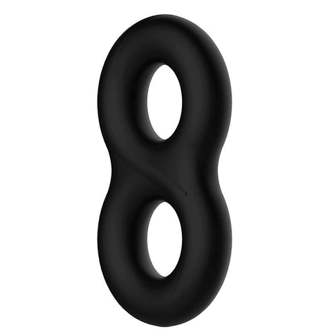 Crazy Bull Silicone Cock Ring Double by Baile