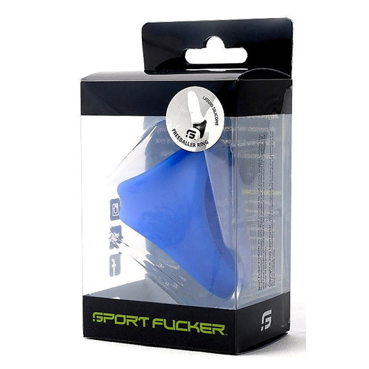 Freeballer Cock Ring Blue by Sport Fucker