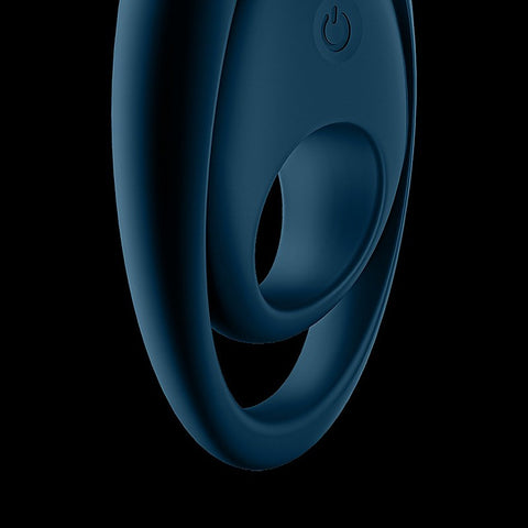 Glorious Duo Mens Vibrating Cock Ring by Satisfyer