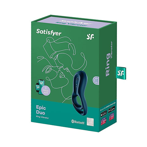 Epic Duo App Connected Vibrating Cock Ring By Satisfyer