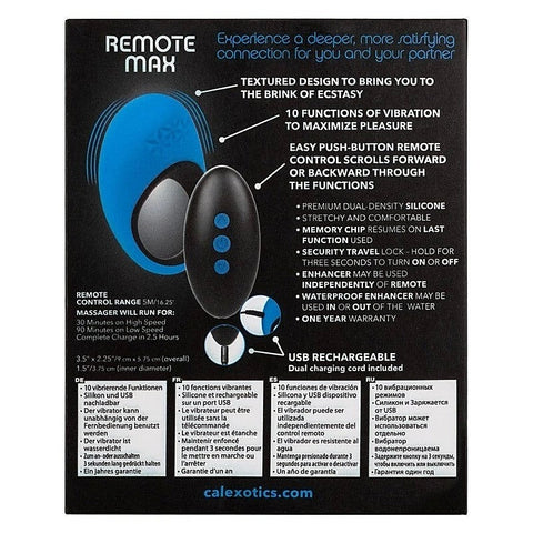 Link Up Max Remote Controlled Vibrating Dick Cock Ring