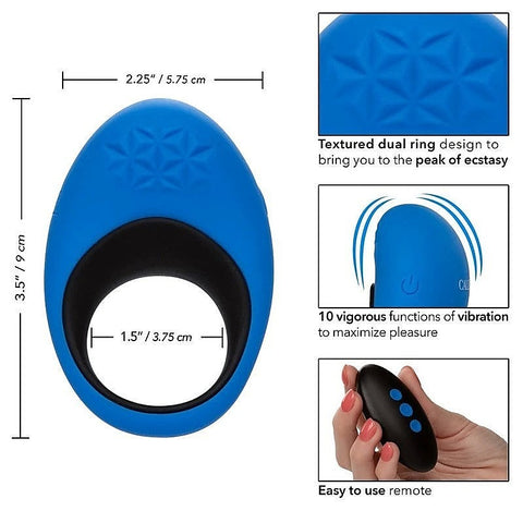 Link Up Max Remote Controlled Vibrating Dick Cock Ring