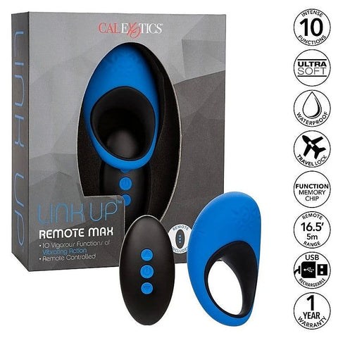 Link Up Max Remote Controlled Vibrating Dick Cock Ring