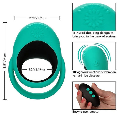 Link Up Remote Alpha Multi-Function Cock Ring
