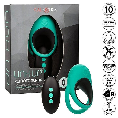 Link Up Remote Alpha Multi-Function Cock Ring