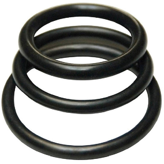 Rubber Cock Rings Set by The Stockroom