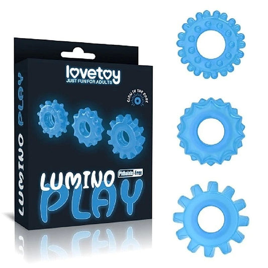Lumino Play Glow Cock Ring Sets by Lovetoy