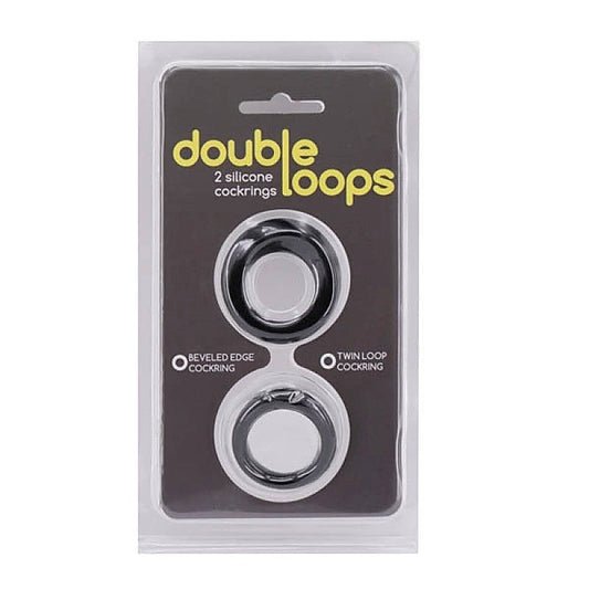 Double Loops Silicone Cockrings Set by Seven Creations