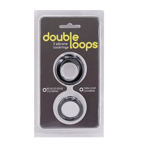 Double Loops Silicone Cockrings Set by Seven Creations