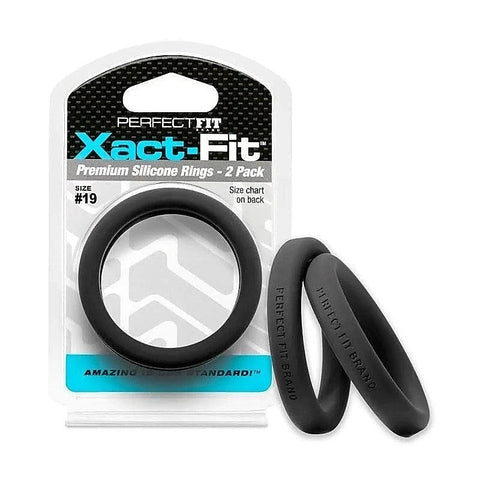 Xact-Fit Cock Rings 2 Pack by Perfect Fit
