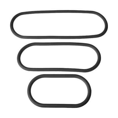 Xplay Silicone Thin Wrap Cock Ring 3 Pack by Perfect Fit