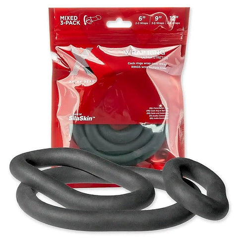 Xplay Ultra Wrap Cock Ring 3 Pack by Perfect Fit
