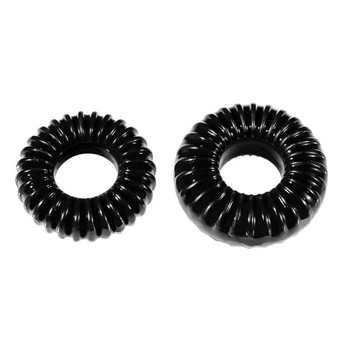Xplay Ribbed Cock Ring Slim Pack by Perfect Fit