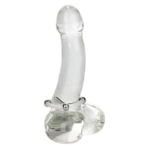 Large Steel Beaded Silicone Cock Ring by California Exotics