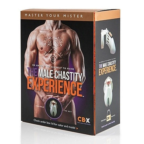 CB 6000 Black Male Chastity Cock Cage Kit by A L Enterprises