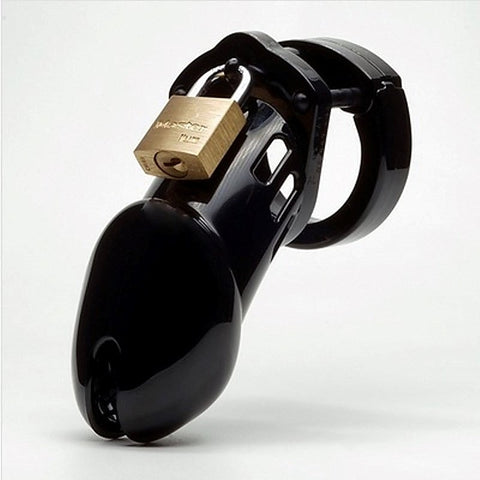 CB 6000 Black Male Chastity Cock Cage Kit by A L Enterprises