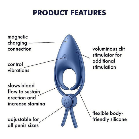 Sniper Waterproof Vibrating Cock Ring by Satisfyer