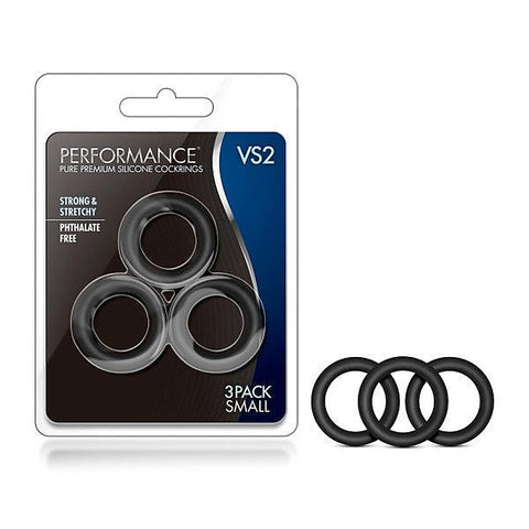 Performance VS2 Silicone Cockrings by Blush Novelties