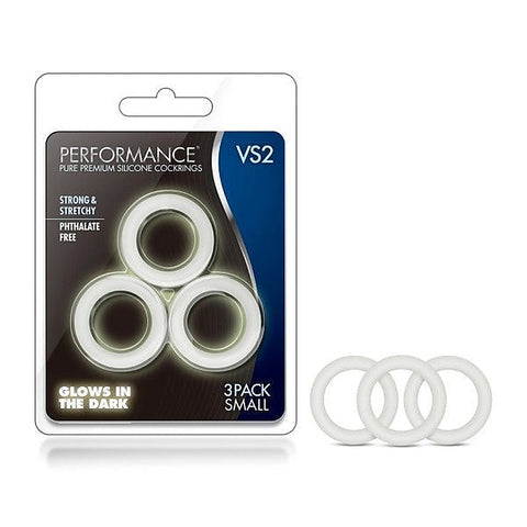 Performance VS2 Silicone Cockrings by Blush Novelties
