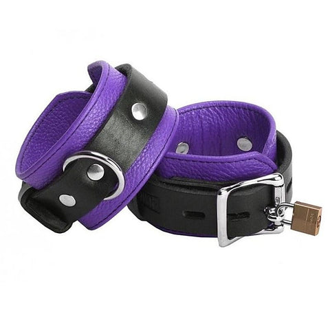 Underground Asylum Lockable Wrist Cuffs by Hell's Couture