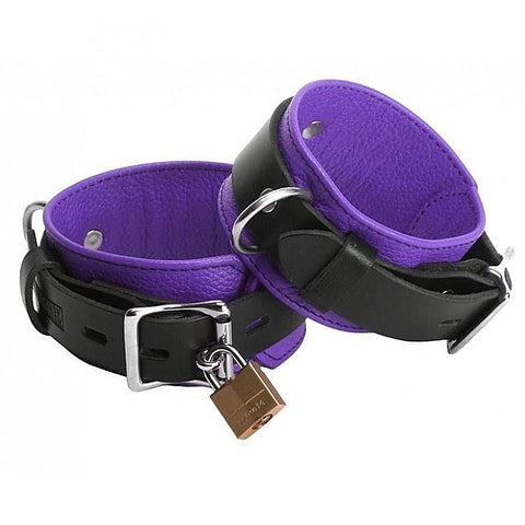 Underground Asylum Lockable Wrist Cuffs by Hell's Couture
