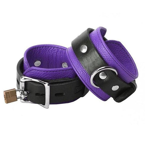 Underground Asylum Lockable Wrist Cuffs by Hell's Couture