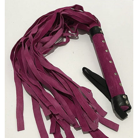 Soft Suede Bondage Flogger by Hell's Couture