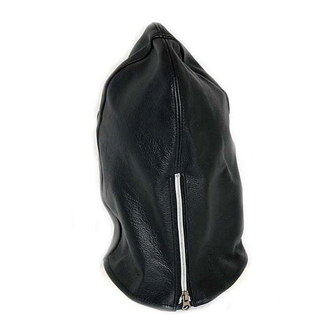 Zip It Leather BDSM Hood by Hell's Couture