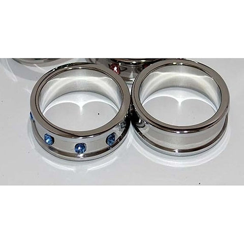 Deep Shallow Gemmed 50mm Pleasure C-Ring by Hell's Couture