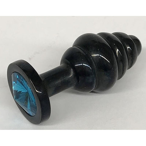 Wild Passion Anal Plug Black Small by Hell's Couture