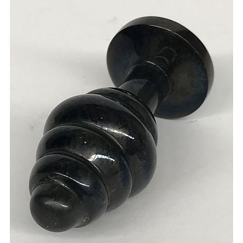 Wild Passion Anal Plug Black Small by Hell's Couture