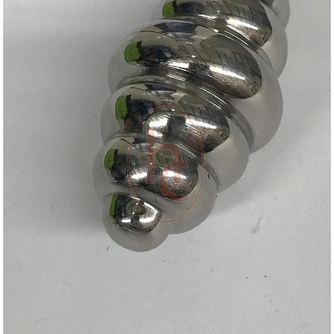 Ribbed Jewelled Medium Butt Plug by Hell's Couture