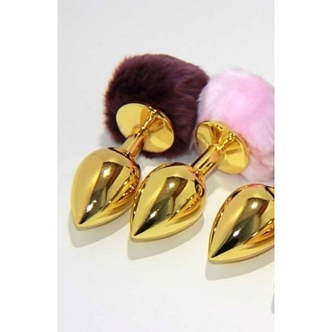 Metal Gold Butt Plug Large by Hell's Couture