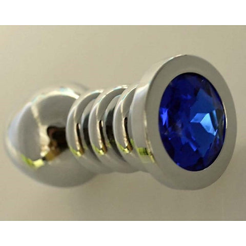 Ribbler Metal Jeweled Anal Plug Large by Hell's Couture