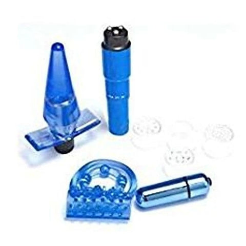 Buzz Love Kit Vibrating Toy Set Blue by Maxpassion