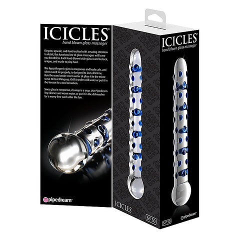 Icicles No 50 Elegant Glass Dong by Pipedream
