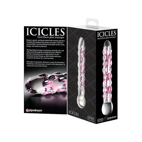 Icicles No. 07 Hand Blown Glass Massager