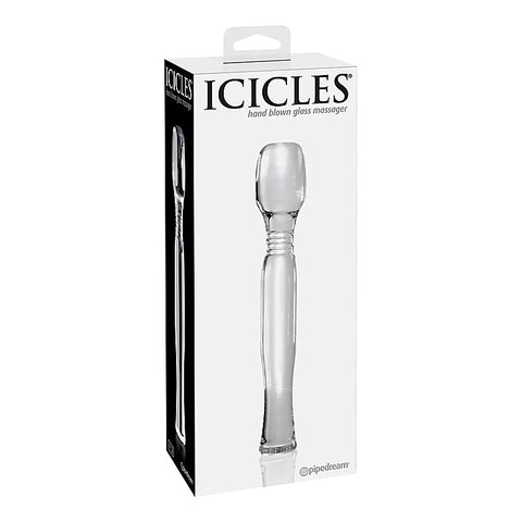Icicles No 58 Glass Body Wand Massager by Pipedream Products