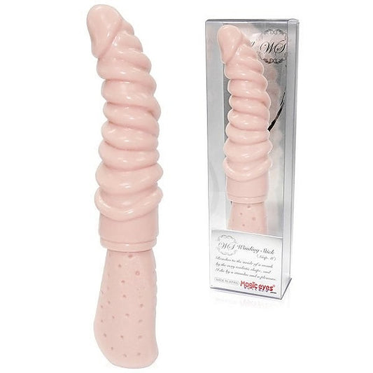 Magic Eyes Silicone Winding Stick Dildo