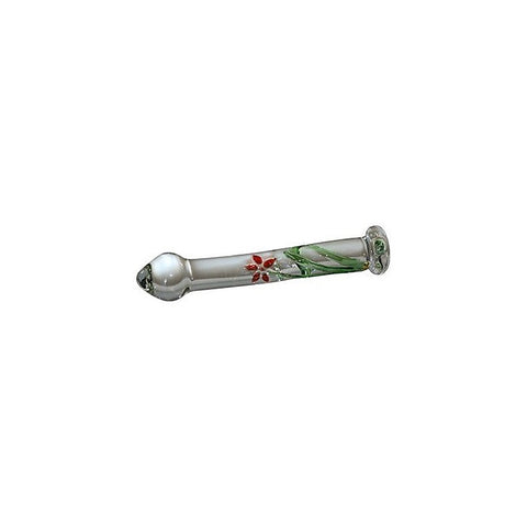 Icicles No 21 Hand Blown Curve Glass Dildo
