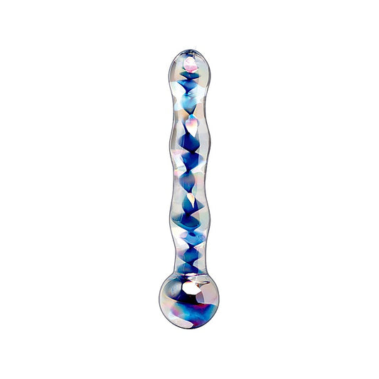 Icicles No. 08 Clear Glass Dildo Massager