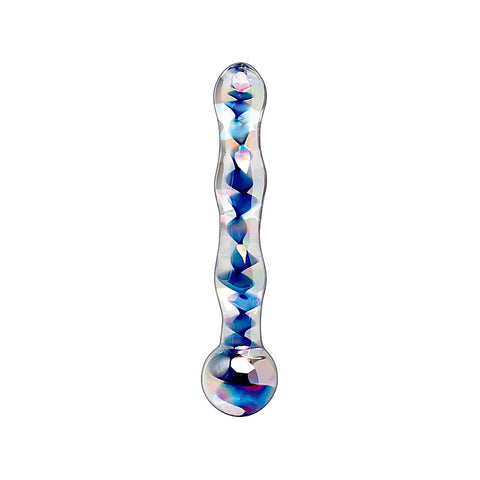 Icicles No. 08 Clear Glass Dildo Massager