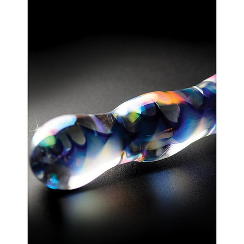 Icicles No. 08 Clear Glass Dildo Massager