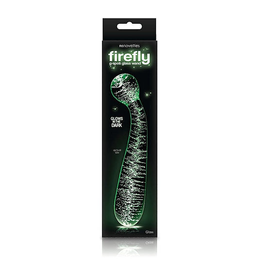 Firefly Glass G-Spot Wand Glow in the Dark by NS Novelties