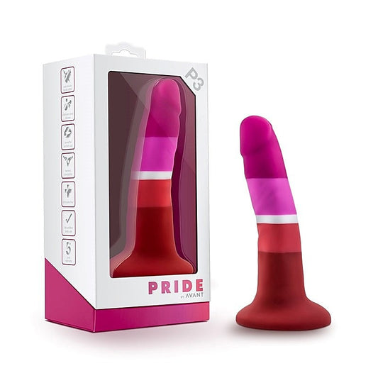 Avant Pride P3 Beauty Silicone Dildo by Blush Novelties